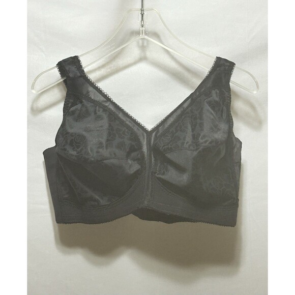 Playtex‎ 18 Hour 44D Black 4 Way Support Ultimate Shoulder Comfort MPN 4693 NWT - Picture 1 of 8